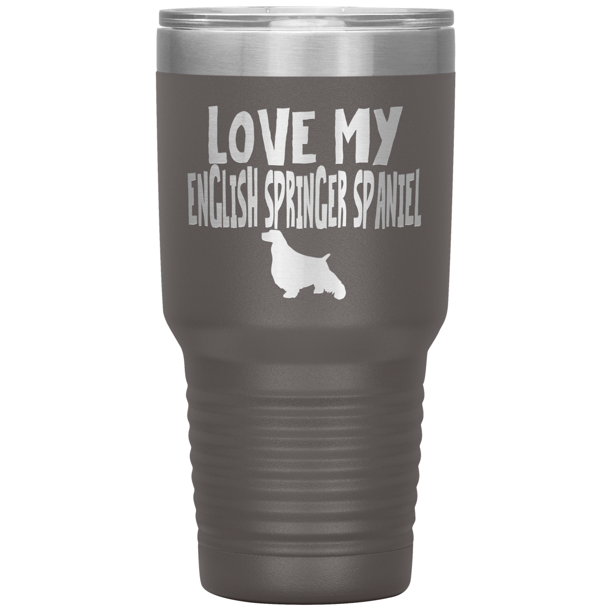 Love My English Springer Spaniel 30 Oz Vacuum Tumbler