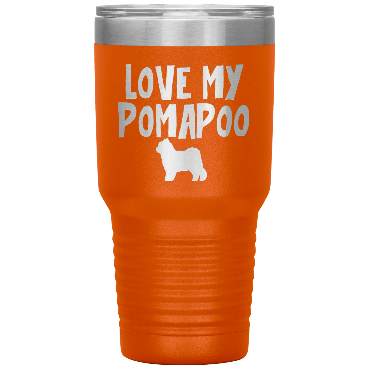 Love My Pomapoo 30 Oz Vacuum Tumbler