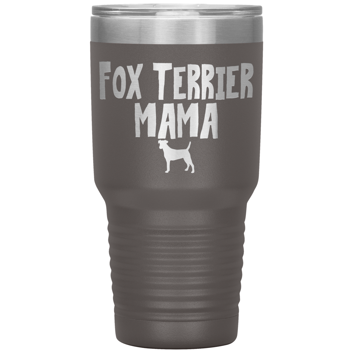 Fox Terrier Mama 30 Oz Vacuum Tumbler