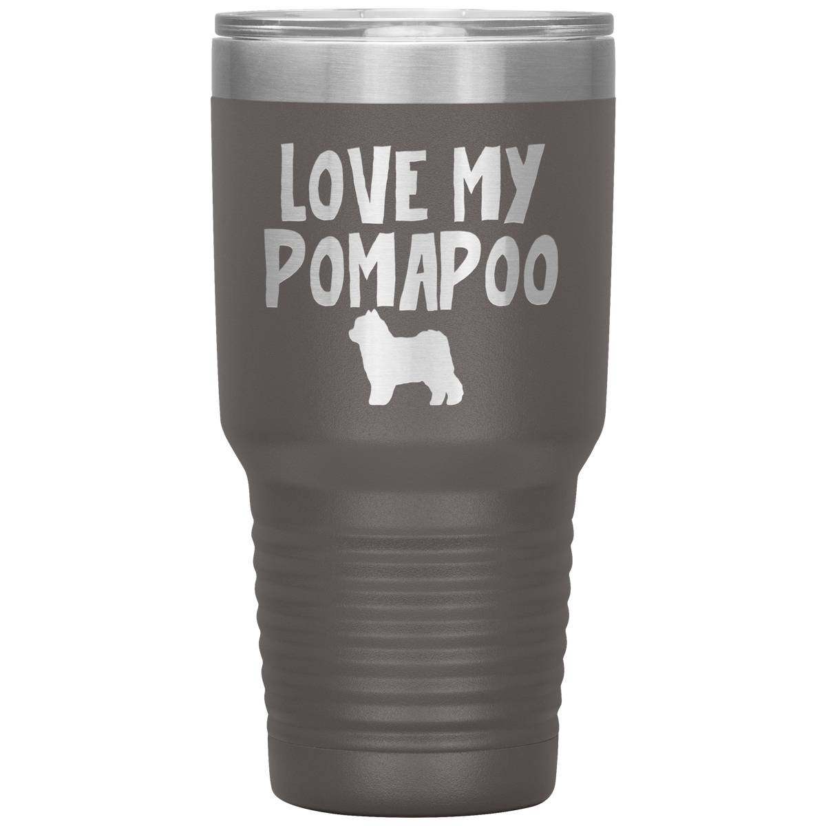 Love My Pomapoo 30 Oz Vacuum Tumbler