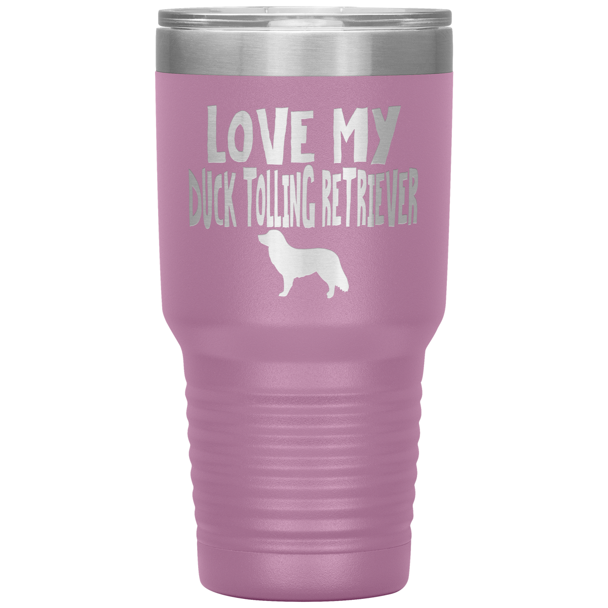Love My Duck Tolling Retriever 30 Oz Vacuum Tumbler