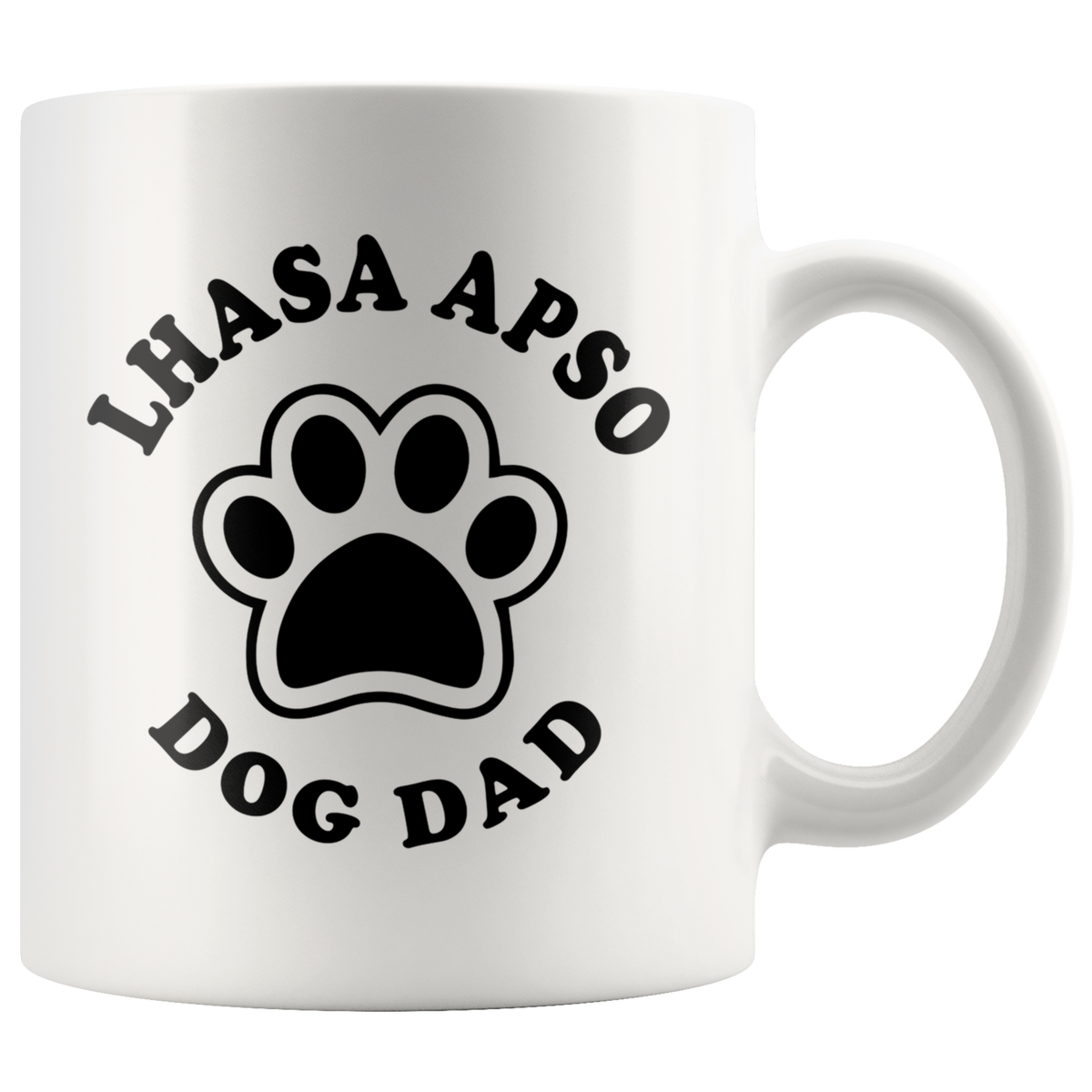 Lhasa Apso Dog Mom Coffee / Tea Ceramic Mug - 11oz / 15oz