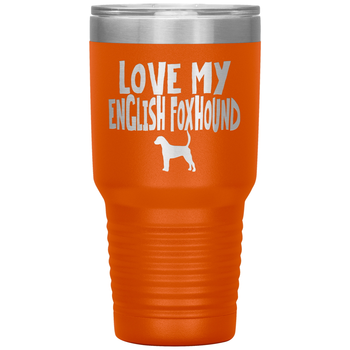 Love My English Foxhound 30 Oz Vacuum Tumbler