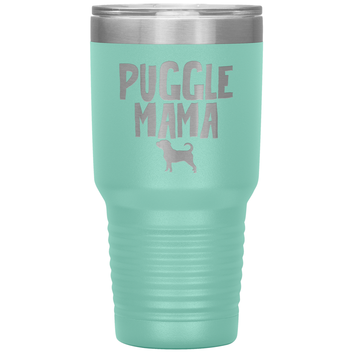 Puggle Mama 30 Oz Vacuum Tumbler