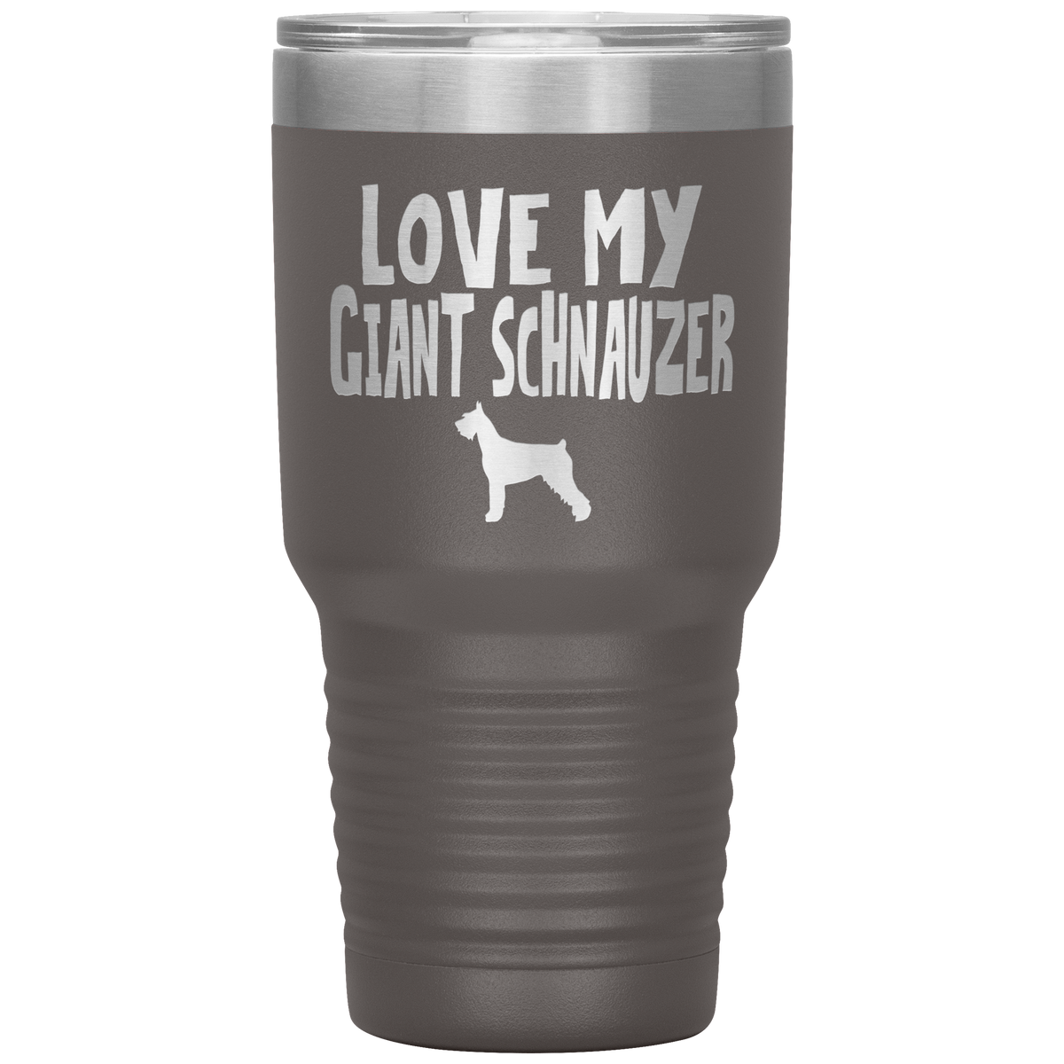 Love My Giant Schnauzer 30 Oz Vacuum Tumbler