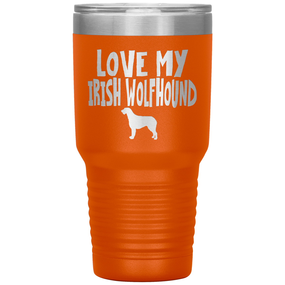 Love My Irish Wolfhound 30 Oz Vacuum Tumbler