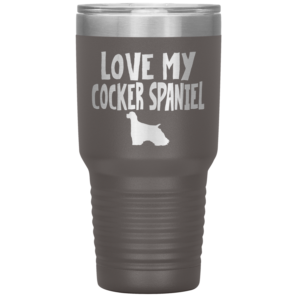 Love My Cocker Spaniel 30 Oz Vacuum Tumbler