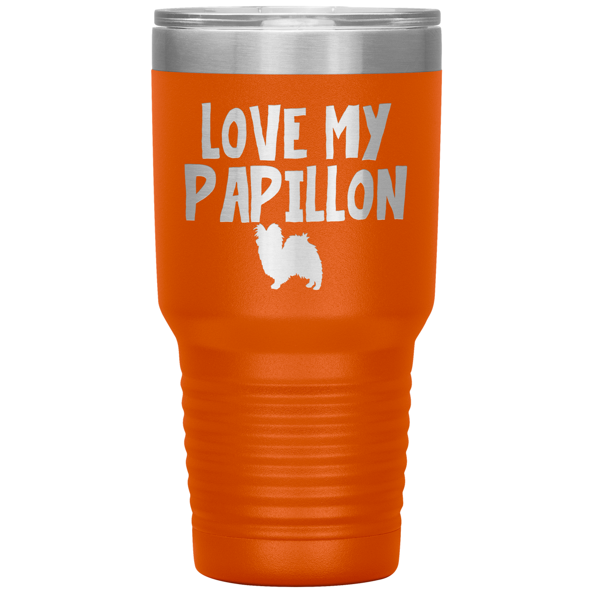 Love My Papillon 30 Oz Vacuum Tumbler