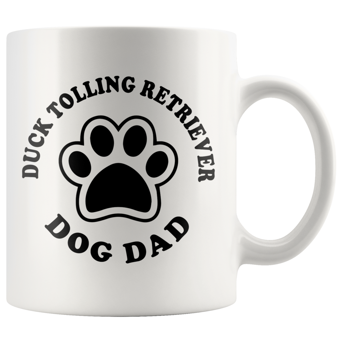 Duck Tolling Retriever Dog Dad Coffee / Tea Ceramic Mug - 11oz / 15oz