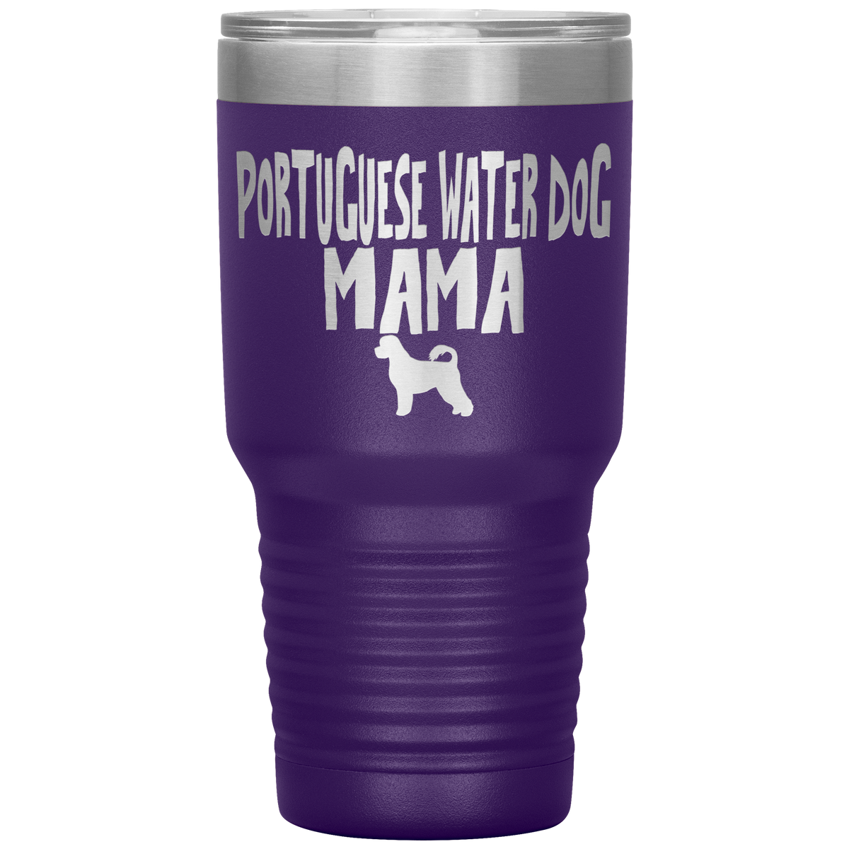 Portugese Water Dog Mama 30 Oz Vacuum Tumbler
