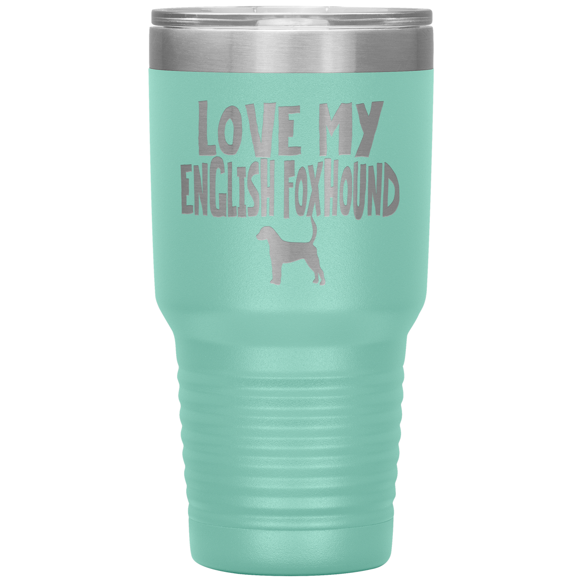 Love My English Foxhound 30 Oz Vacuum Tumbler