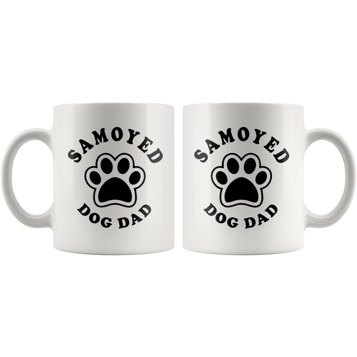 Samoyed Dog Dad Coffee / Tea Ceramic Mug - 11oz / 15oz