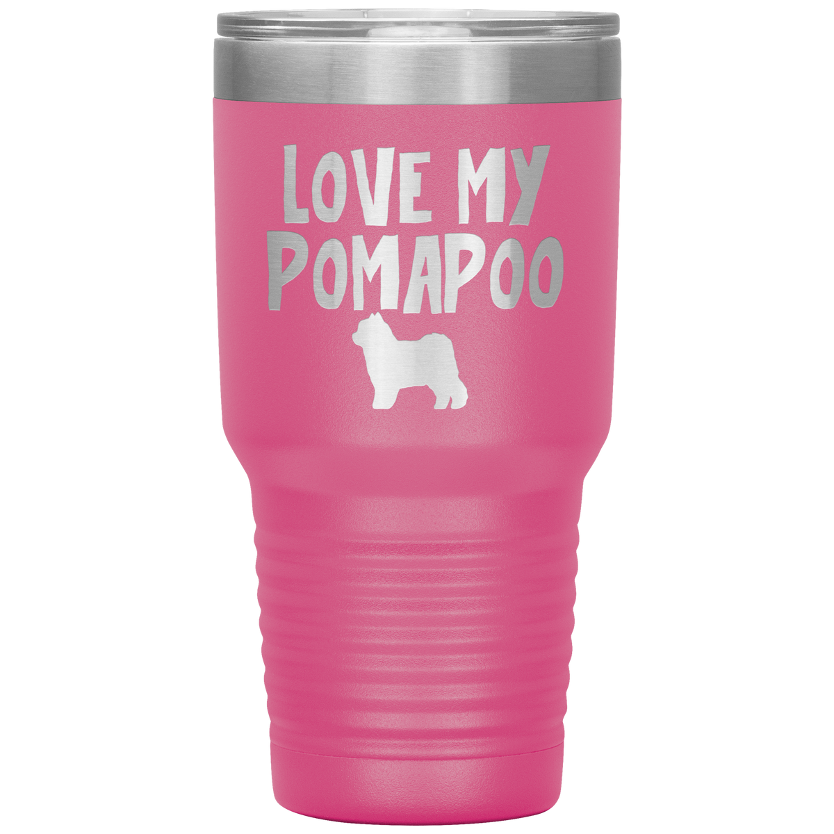 Love My Pomapoo 30 Oz Vacuum Tumbler