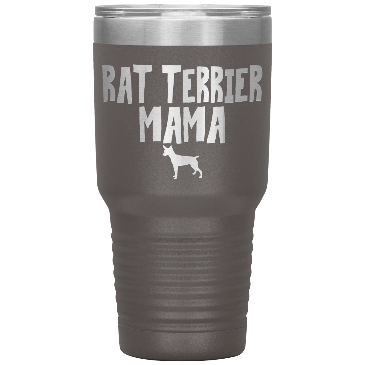 Rat Terrier Mama 30 Oz Vacuum Tumbler