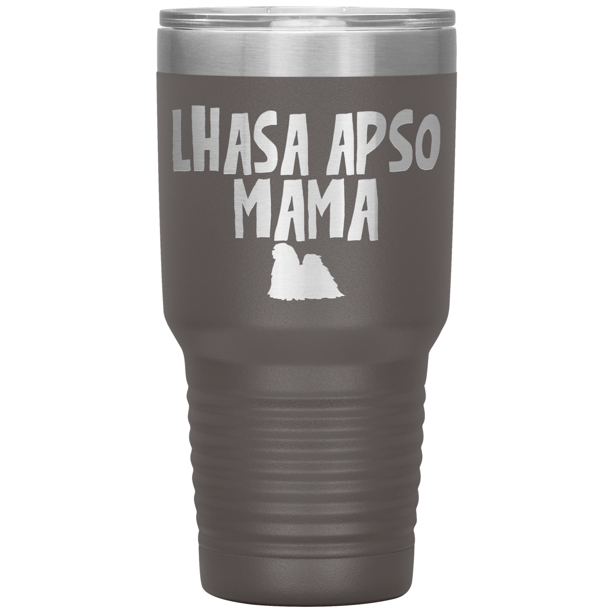 Lhasa Apso Mama 30 Oz Vacuum Tumbler