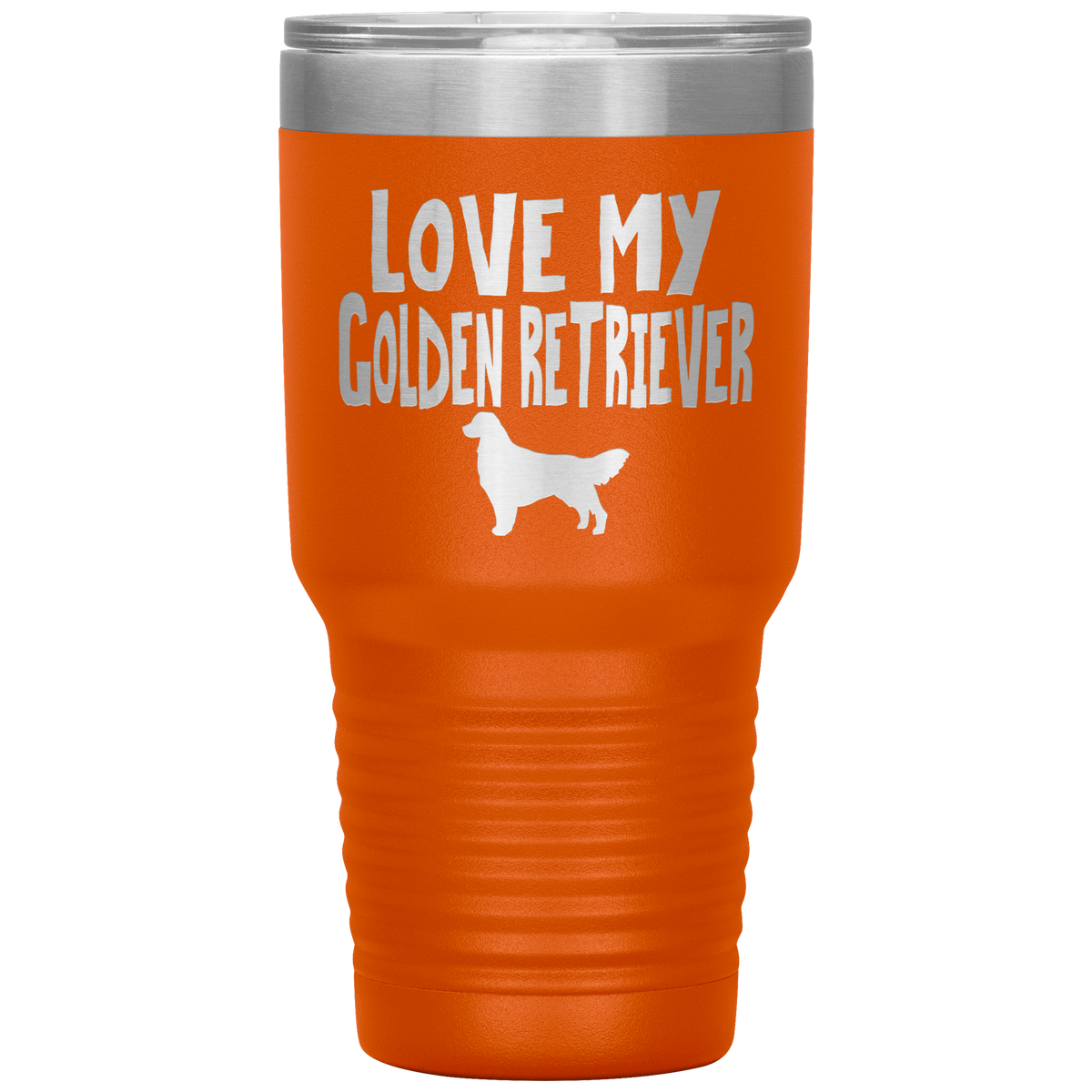 Love My Golden Retriever 30 Oz Vacuum Tumbler