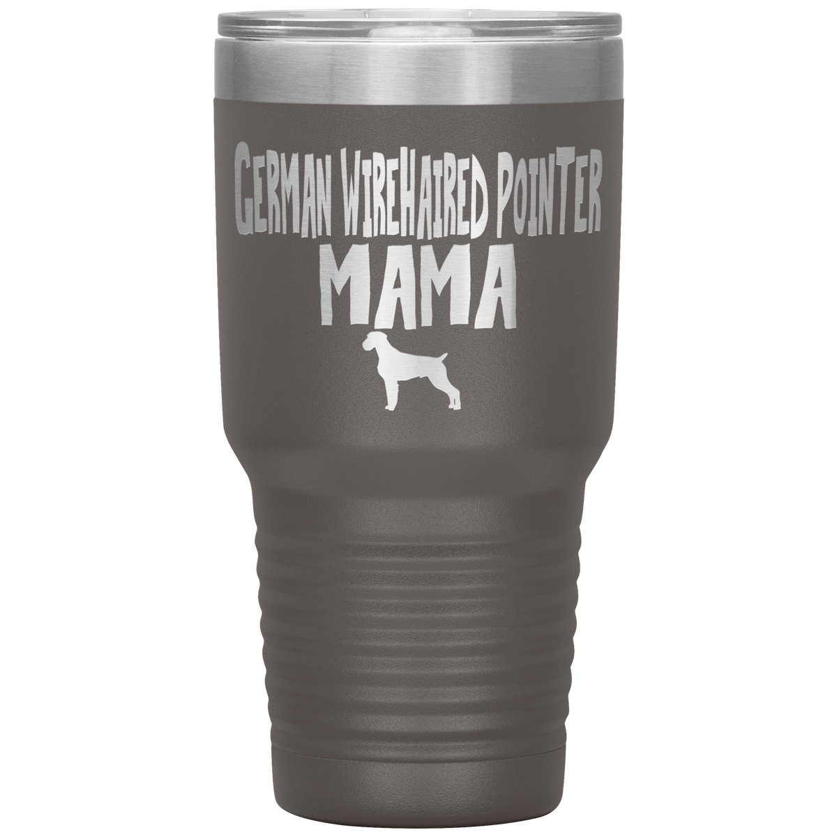 German Wirehaired Pointer Mama 30 Oz Vacuum Tumbler