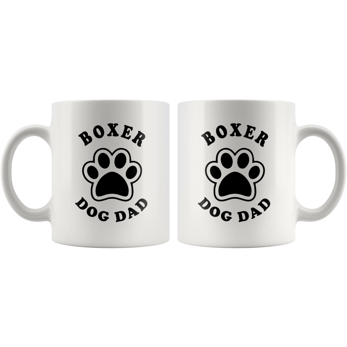 Boxer Dog Dad Coffee / Tea Ceramic Mug - 11oz / 15oz