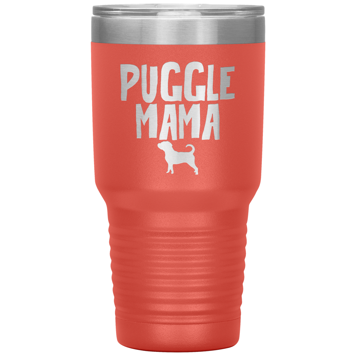 Puggle Mama 30 Oz Vacuum Tumbler