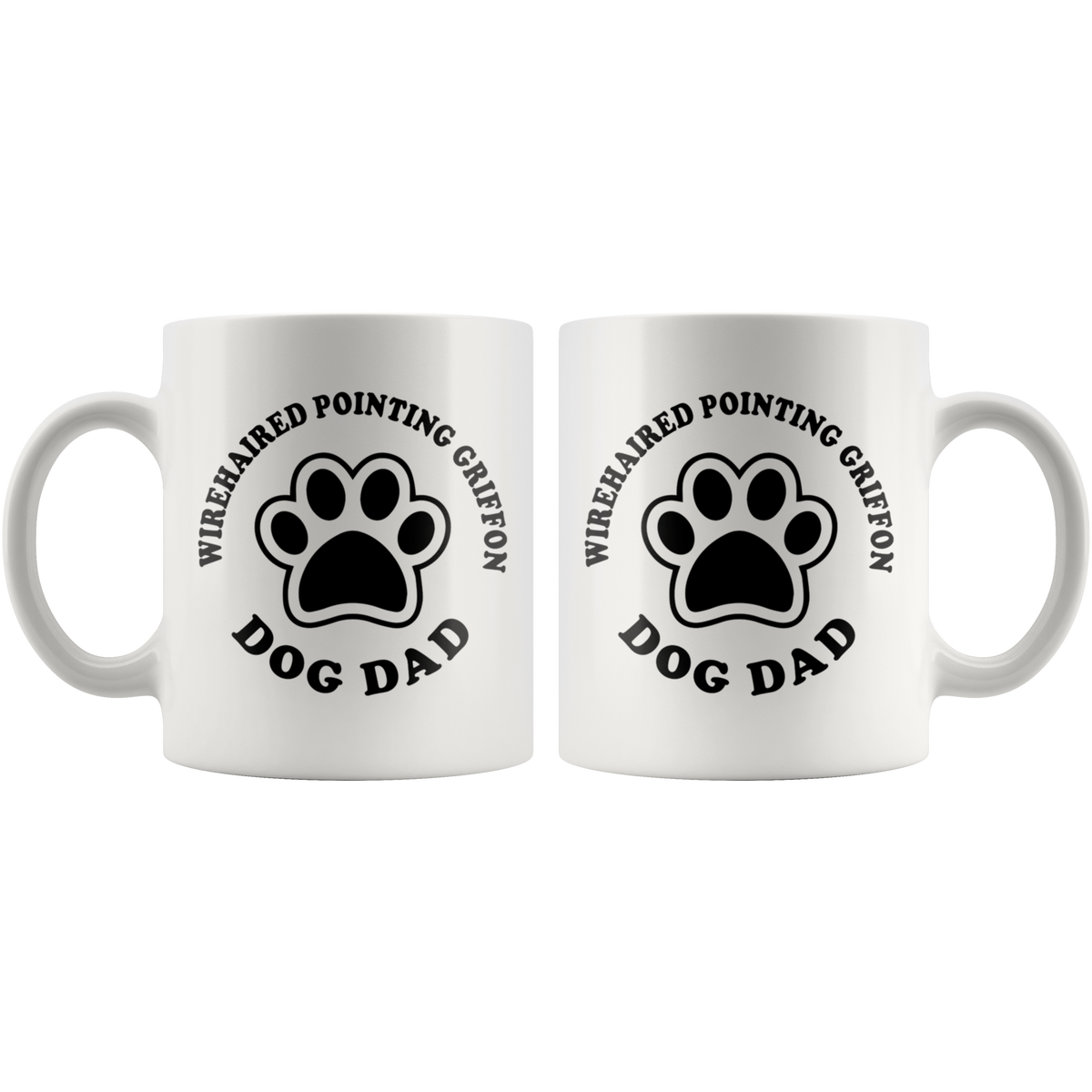 Wirehaired Pointing Griffon Dog Dad Coffee / Tea Ceramic Mug - 11oz / 15oz