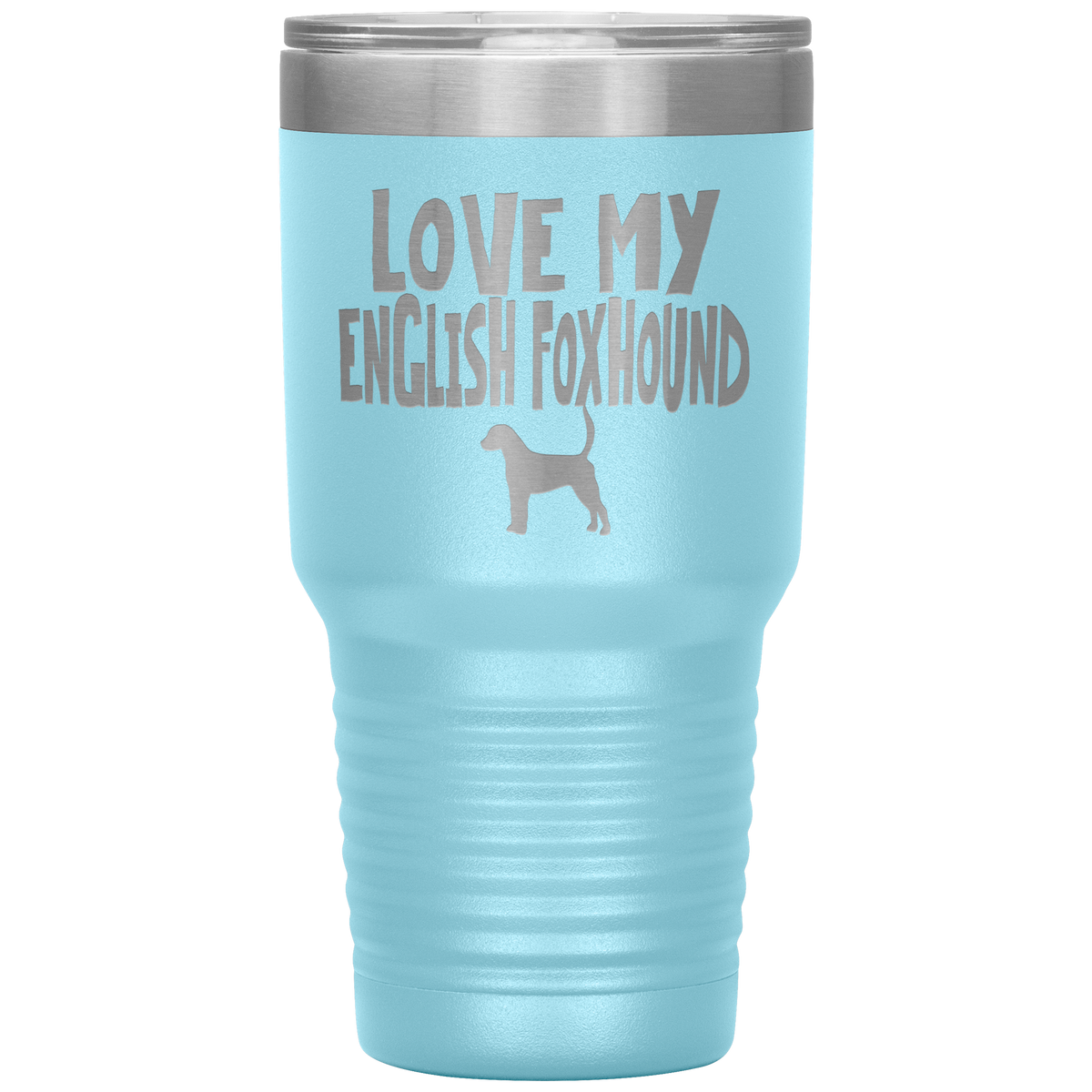 Love My English Foxhound 30 Oz Vacuum Tumbler