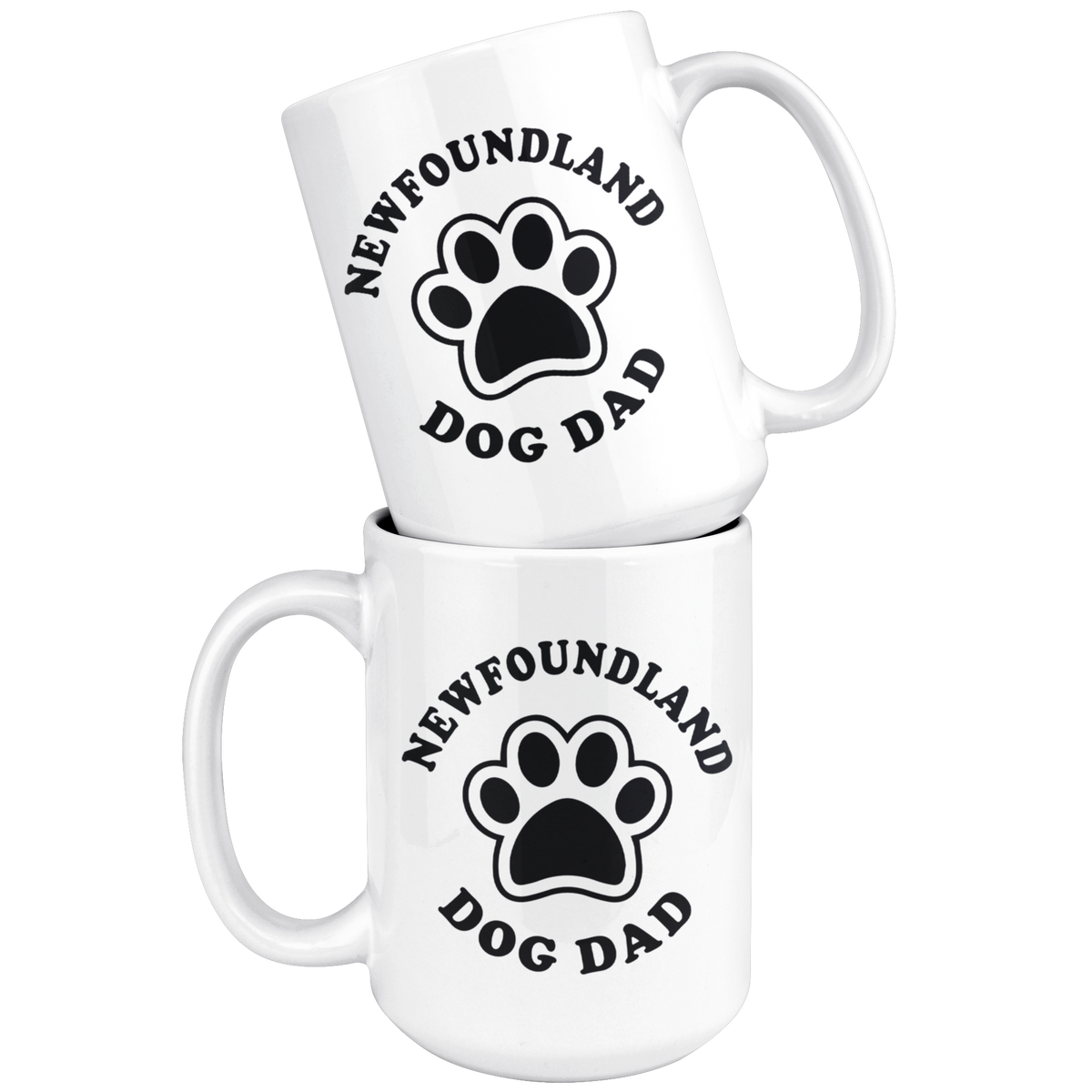 Newfoundland Dog Dad Coffee / Tea Ceramic Mug - 11oz / 15oz