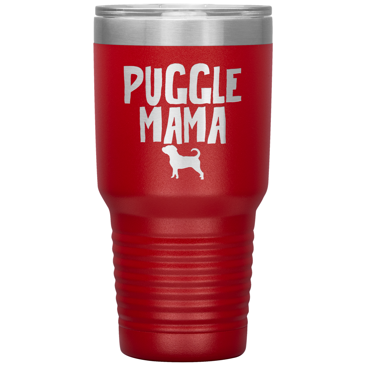 Puggle Mama 30 Oz Vacuum Tumbler