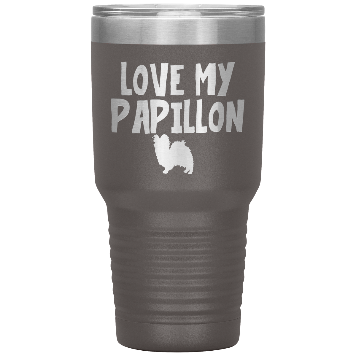 Love My Papillon 30 Oz Vacuum Tumbler