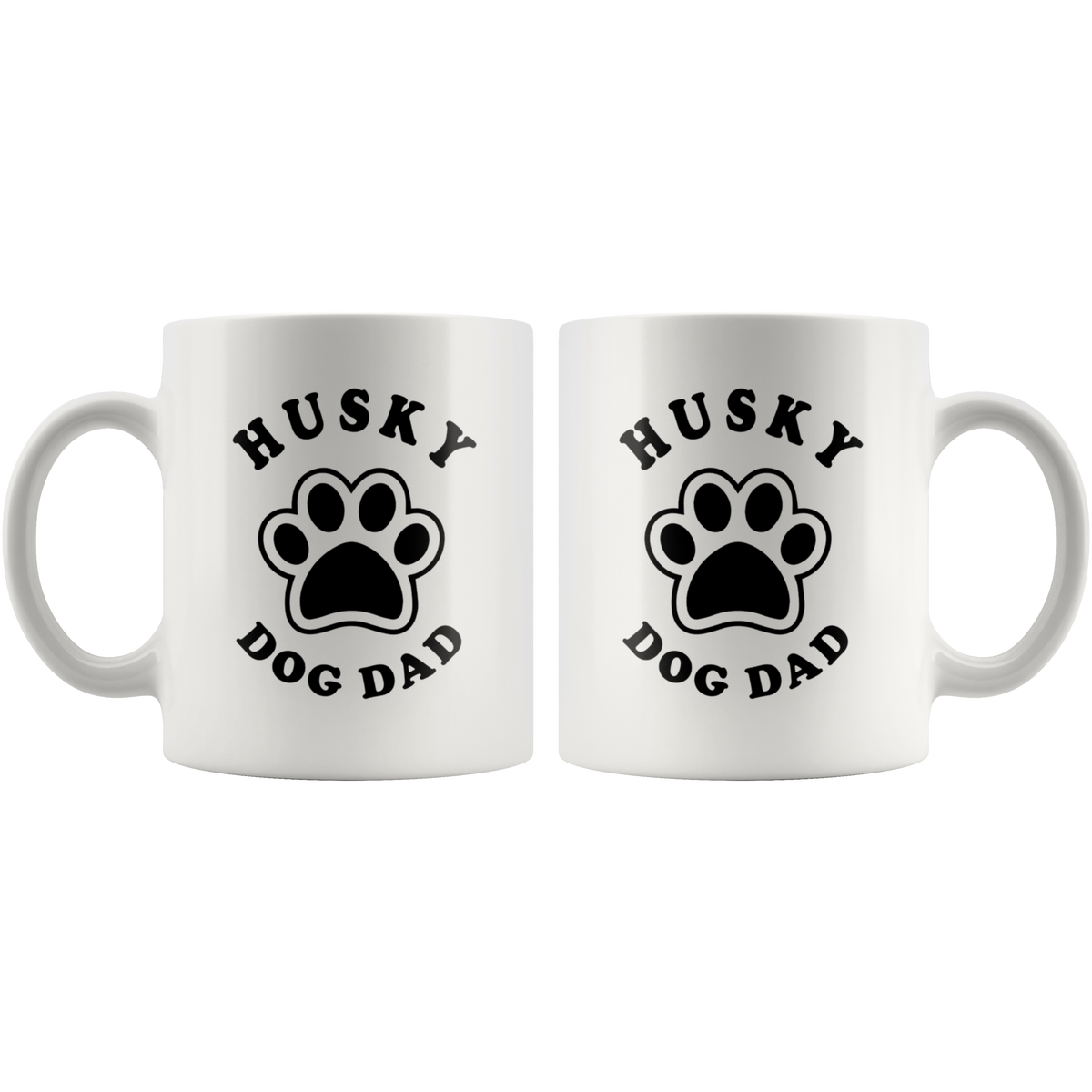 Husky Dog Dad Coffee / Tea Ceramic Mug - 11oz / 15oz