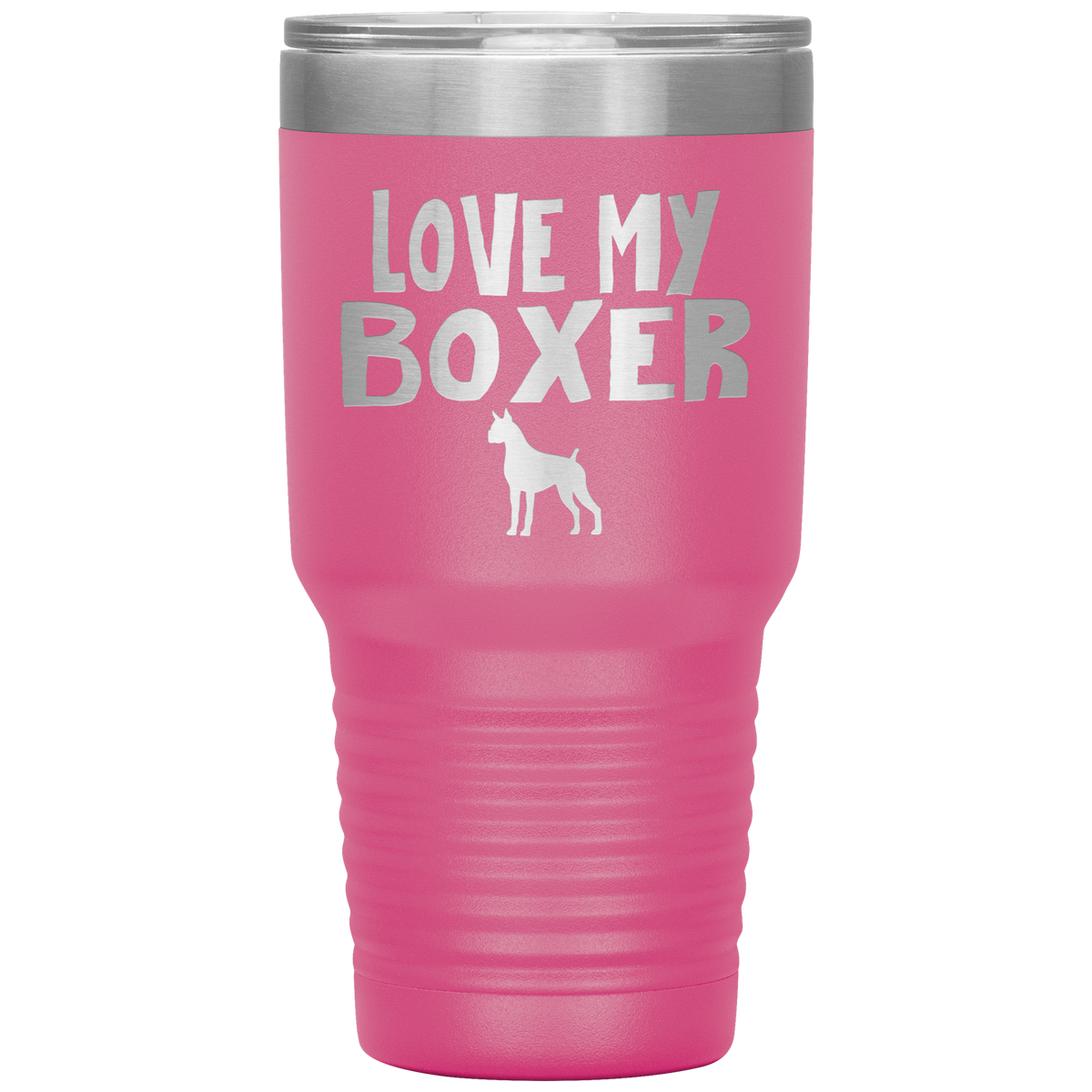 Love My Boxer 30 Oz Vacuum Tumbler
