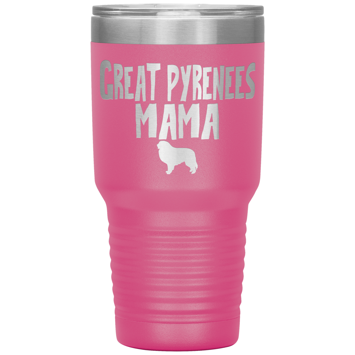 Great Pyrenees Mama 30 Oz Vacuum Tumbler
