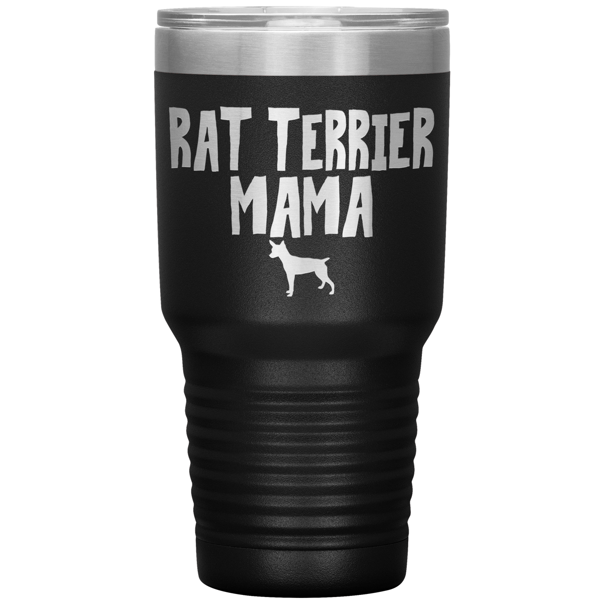 Rat Terrier Mama 30 Oz Vacuum Tumbler
