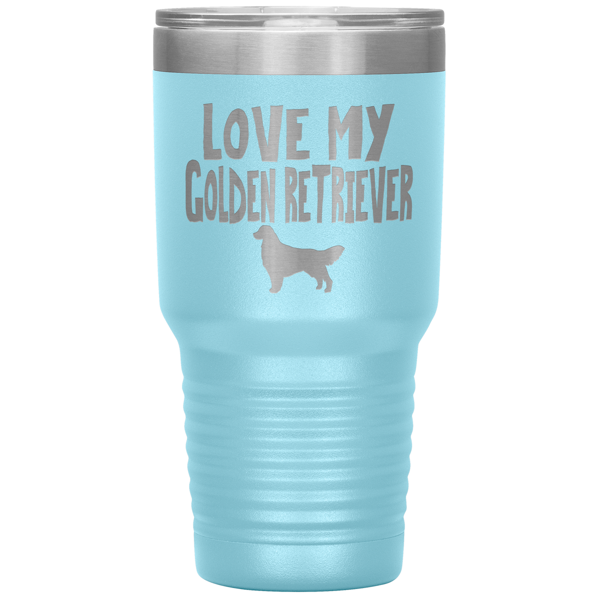 Love My Golden Retriever 30 Oz Vacuum Tumbler