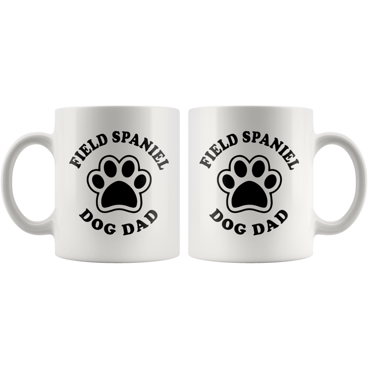 Field Spaniel Dog Dad Coffee / Tea Ceramic Mug - 11oz / 15oz
