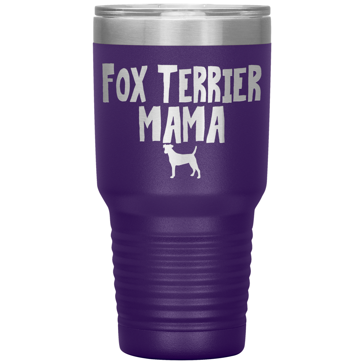 Fox Terrier Mama 30 Oz Vacuum Tumbler