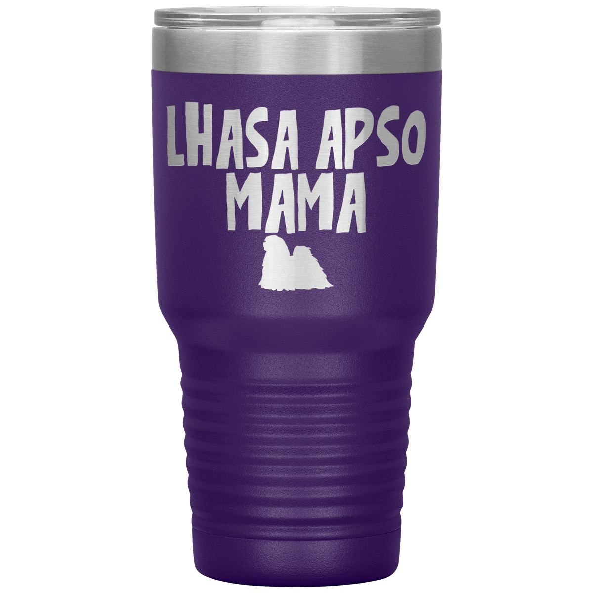 Lhasa Apso Mama 30 Oz Vacuum Tumbler
