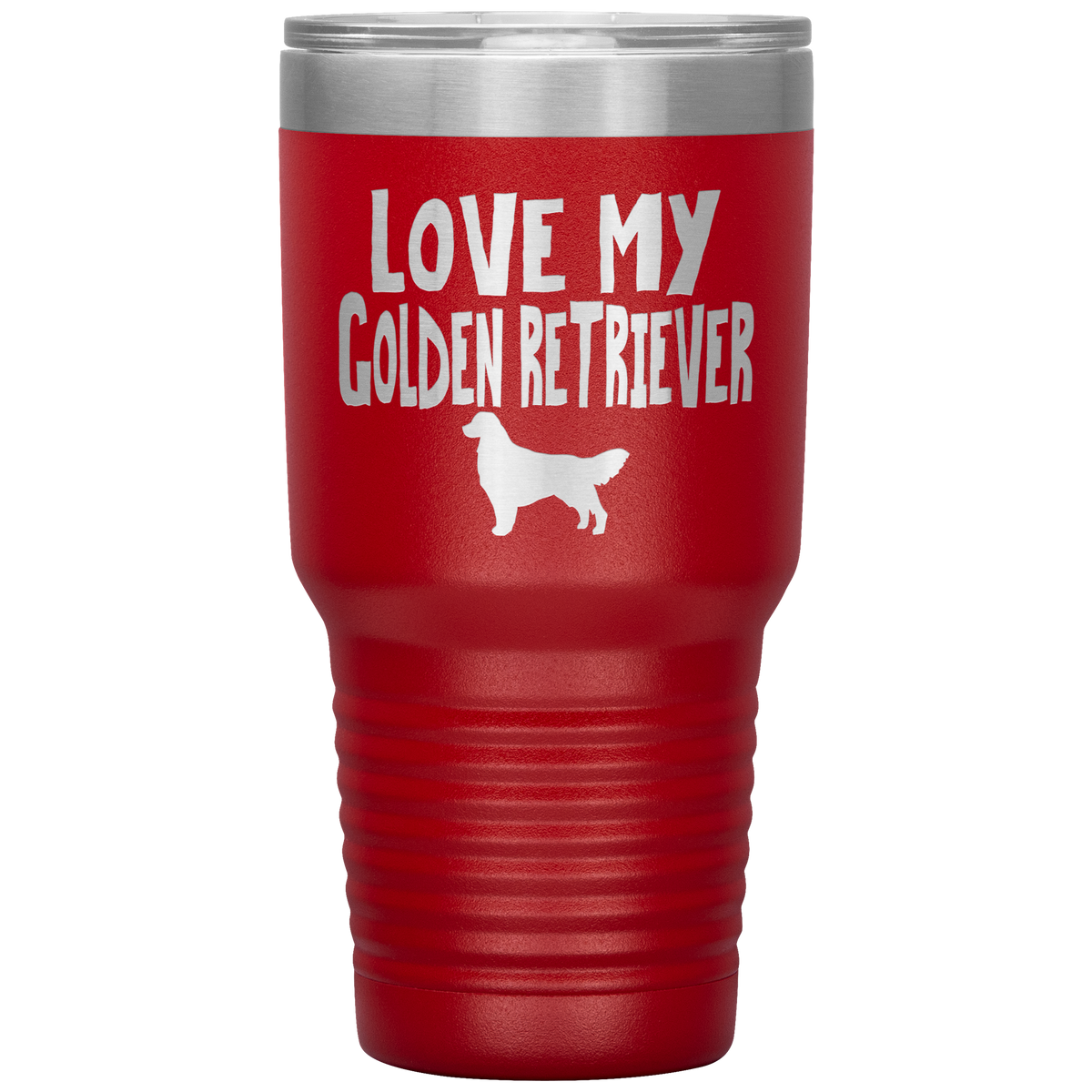 Love My Golden Retriever 30 Oz Vacuum Tumbler