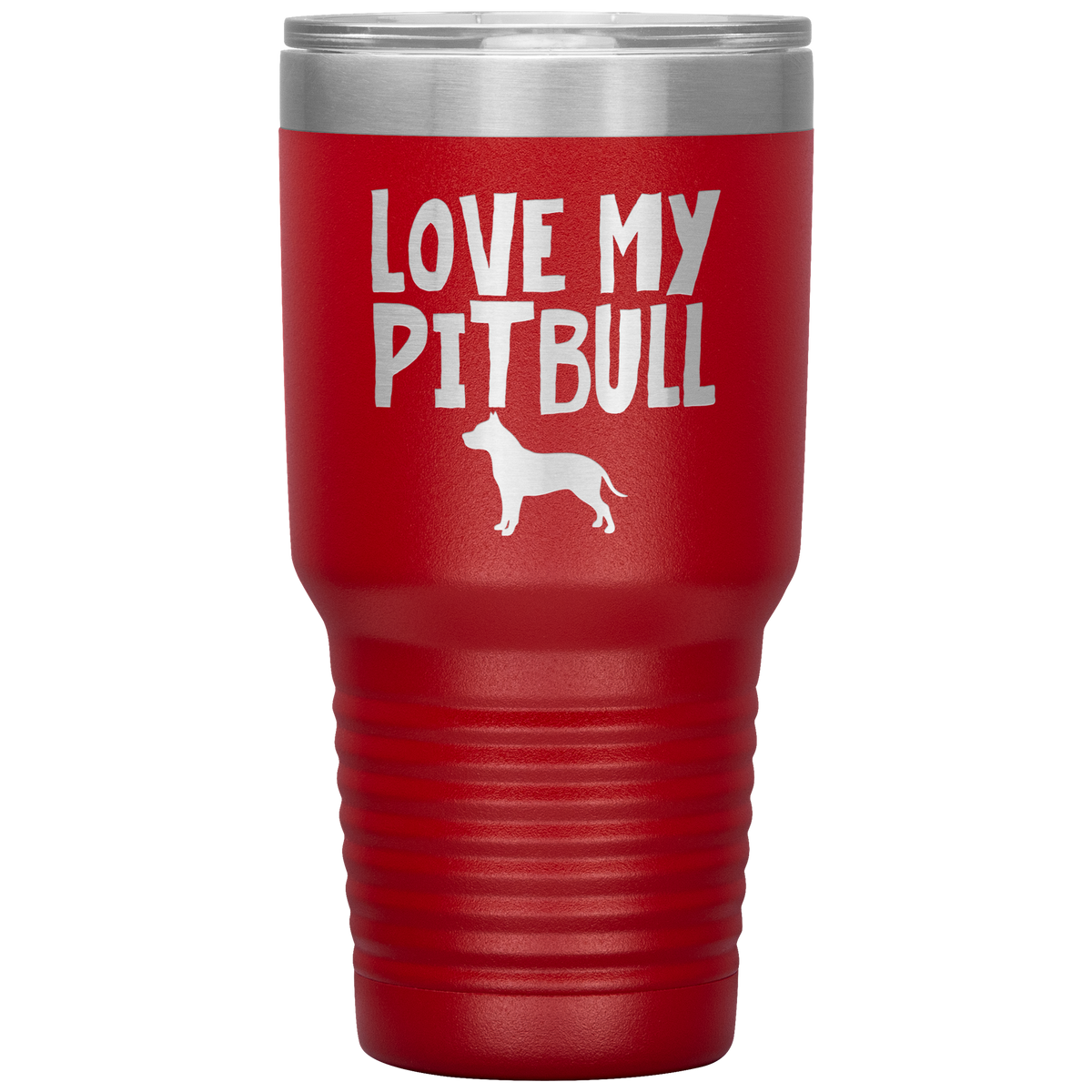 Love My Pitbull 30 Oz Vacuum Tumbler