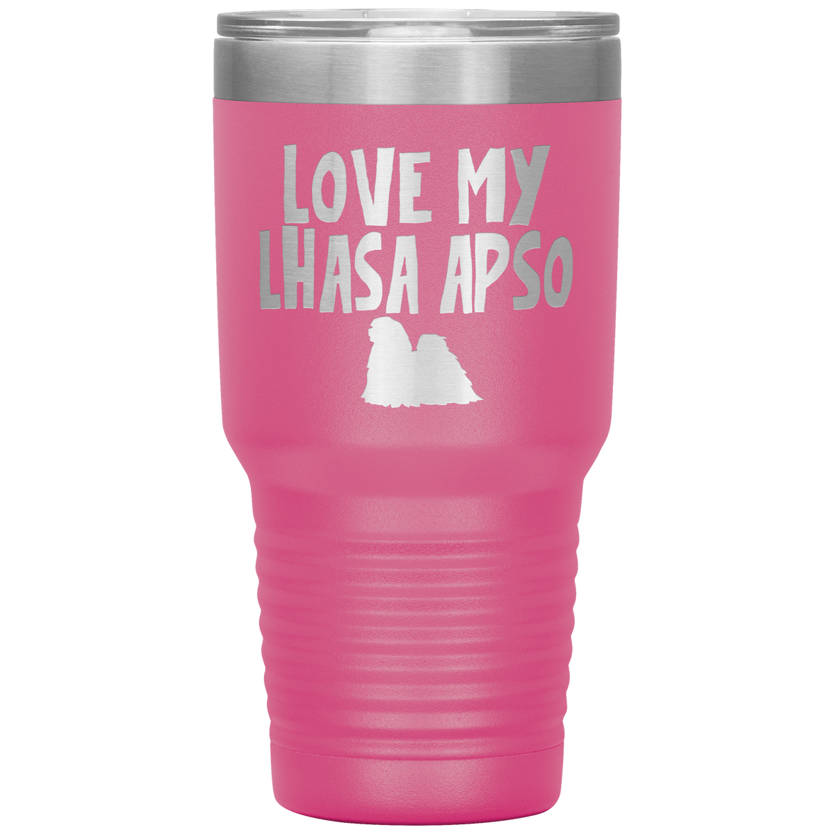 Love My Lhasa Apso 30 Oz Vacuum Tumbler