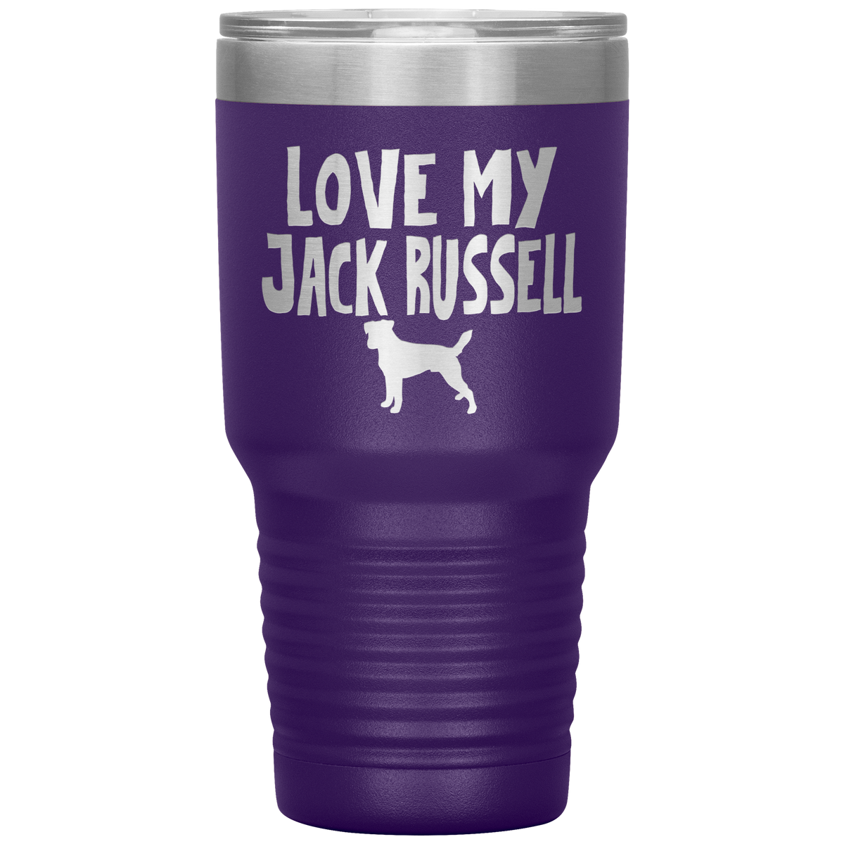 Love My Jack Russell 30 Oz Vacuum Tumbler