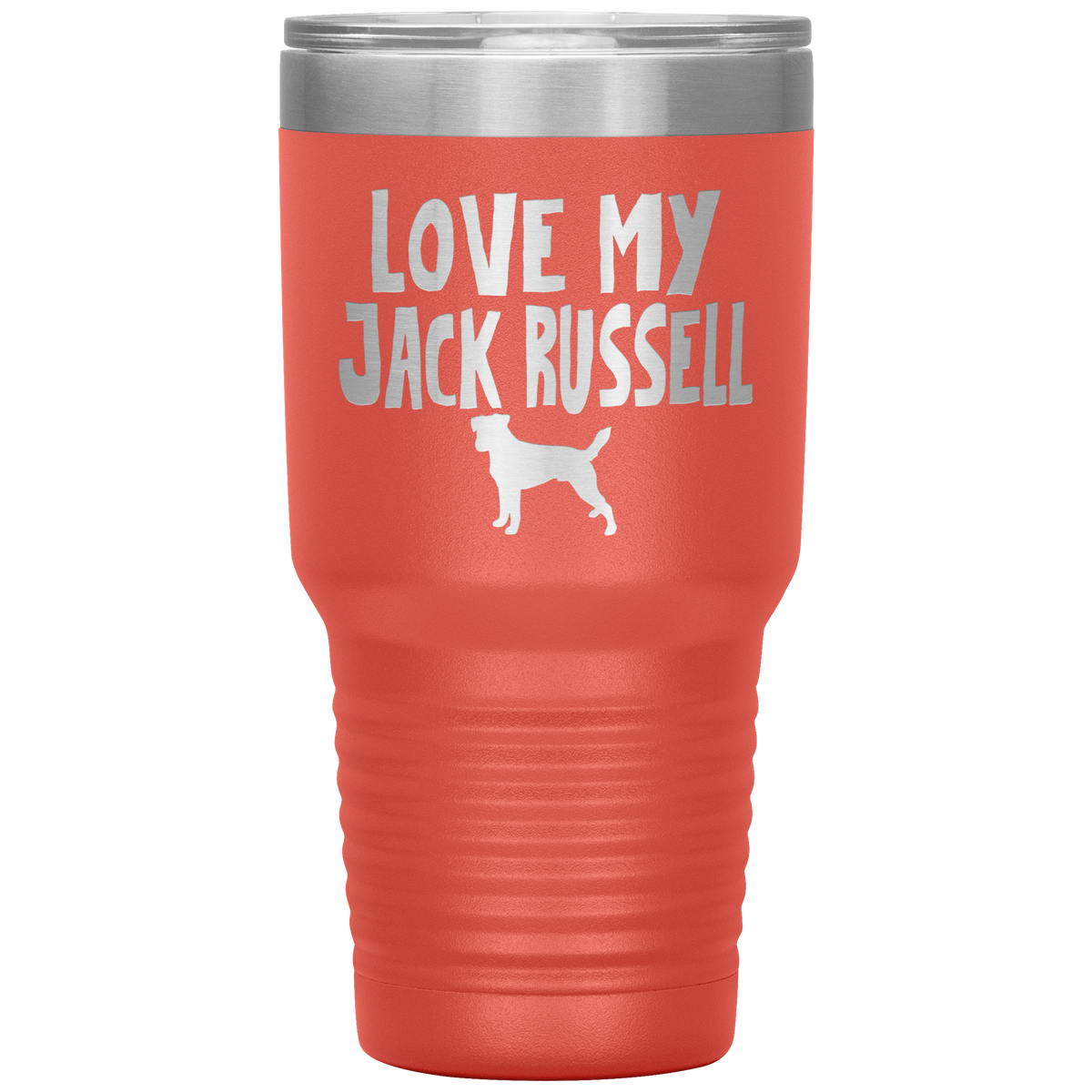 Love My Jack Russell 30 Oz Vacuum Tumbler
