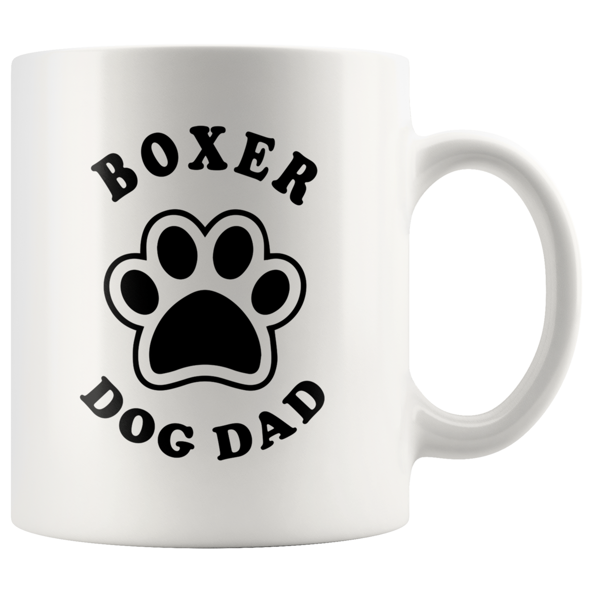 Boxer Dog Dad Coffee / Tea Ceramic Mug - 11oz / 15oz