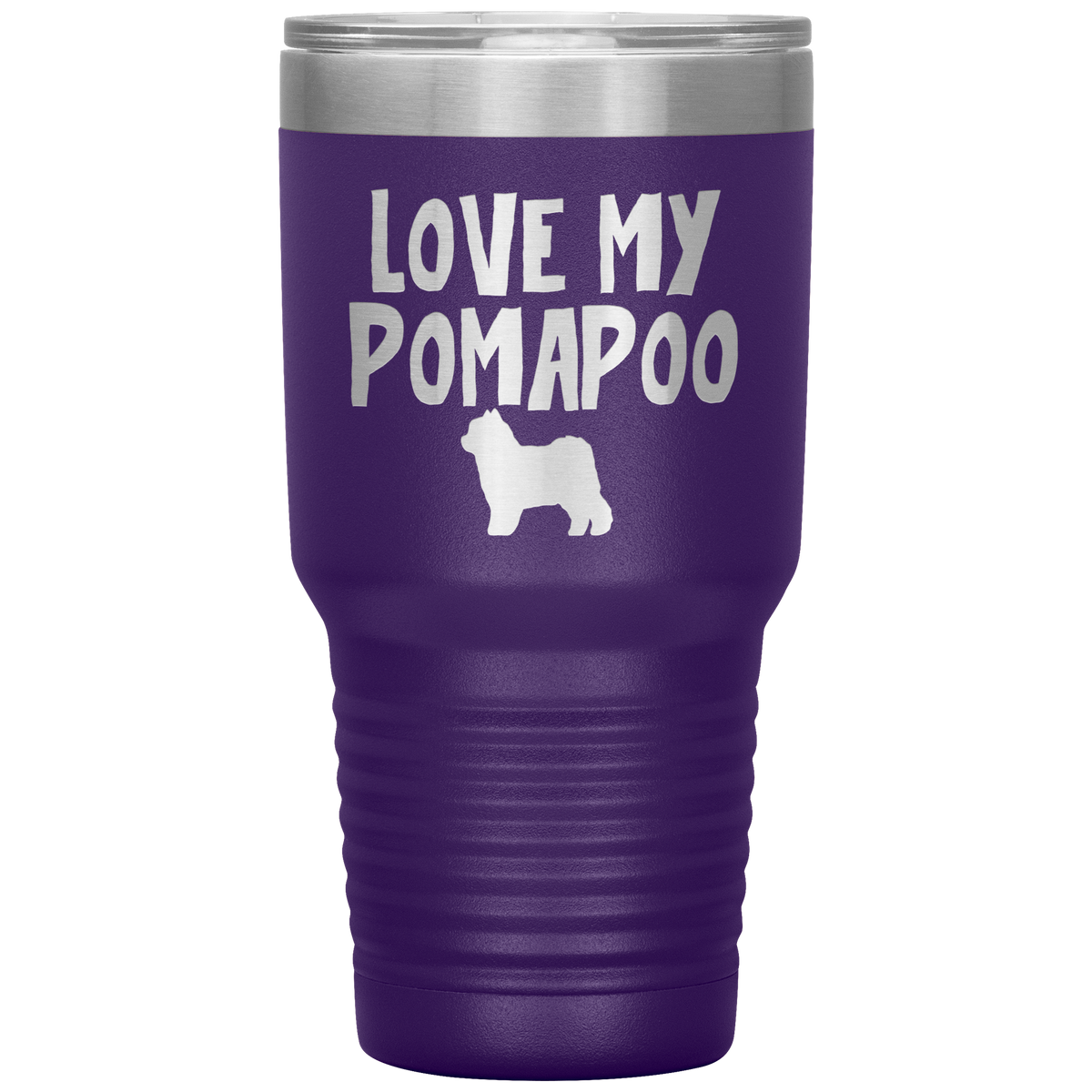 Love My Pomapoo 30 Oz Vacuum Tumbler