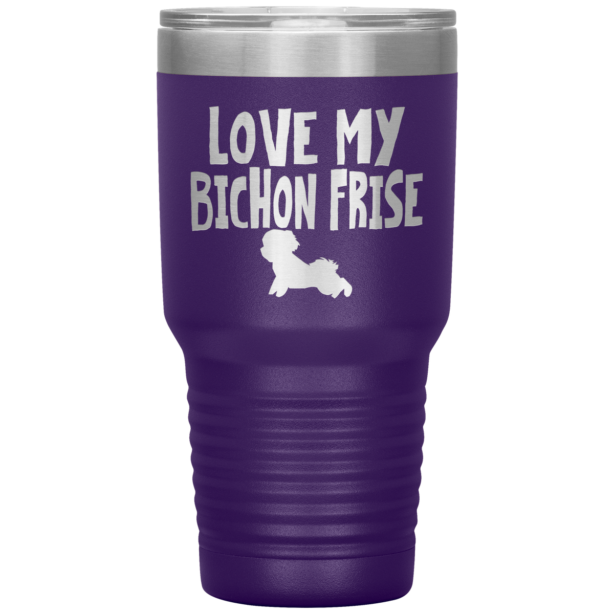 Love My Bichon Frise 30 Oz Vacuum Tumbler
