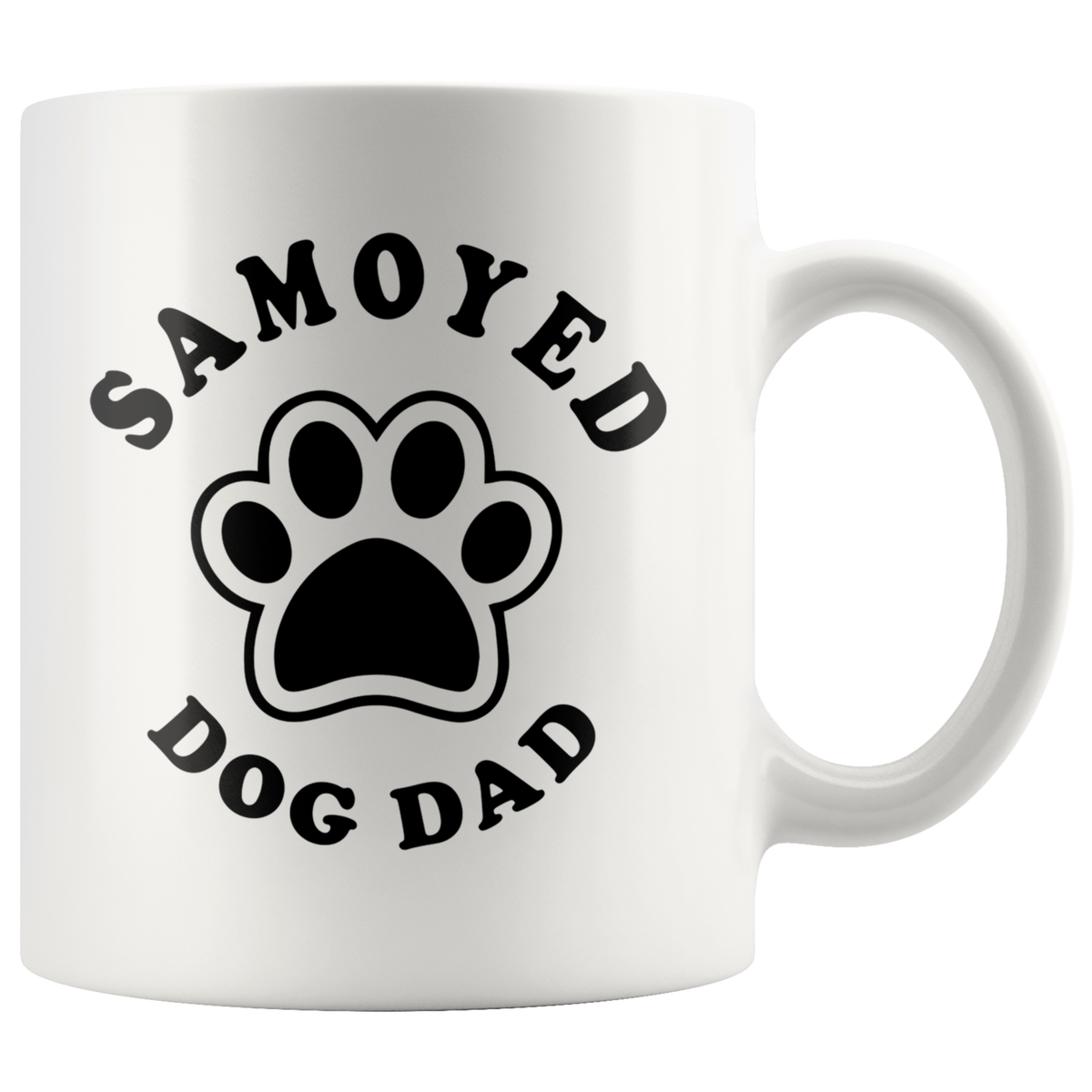 Samoyed Dog Dad Coffee / Tea Ceramic Mug - 11oz / 15oz