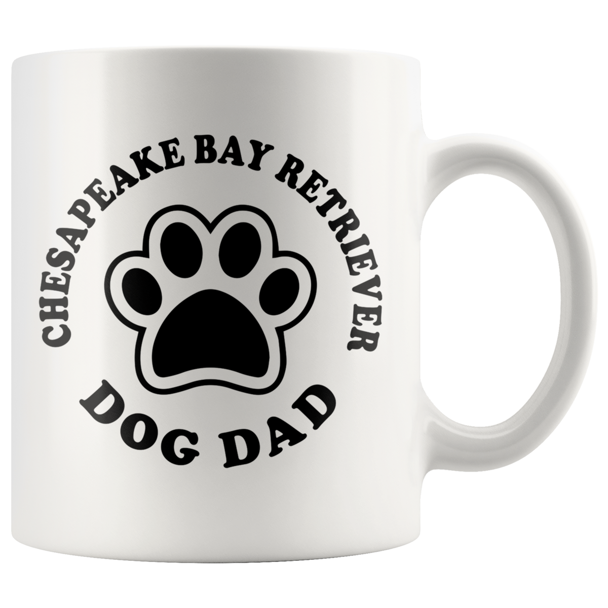 Chesapeake Bay Retriever Dog Dad Coffee / Tea Ceramic Mug - 11oz / 15oz