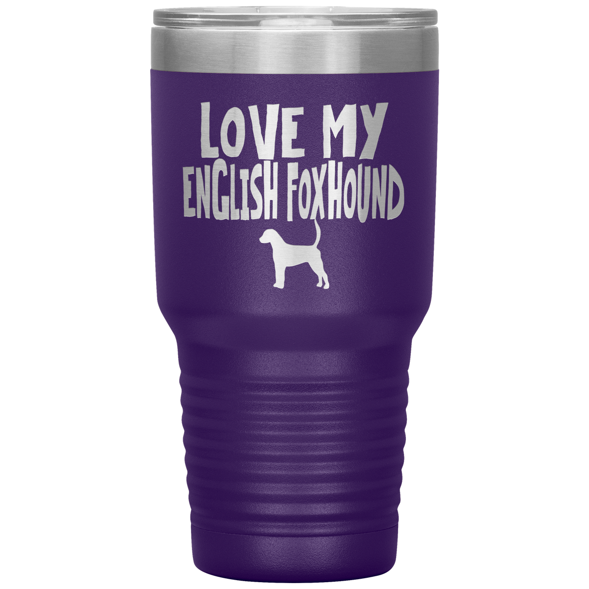 Love My English Foxhound 30 Oz Vacuum Tumbler
