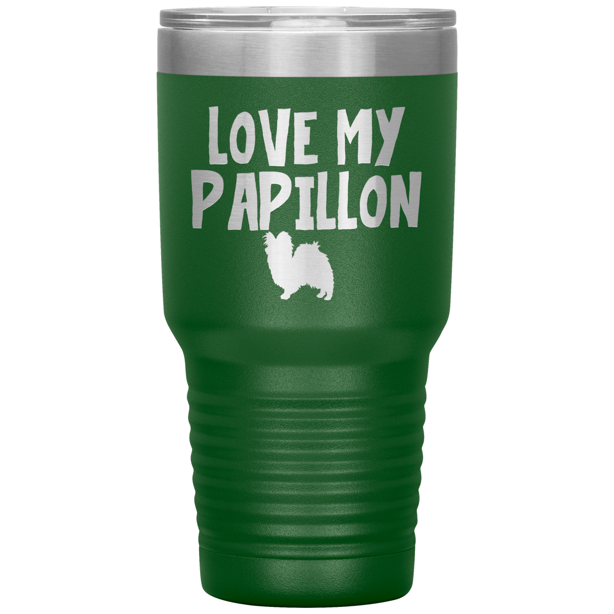 Love My Papillon 30 Oz Vacuum Tumbler