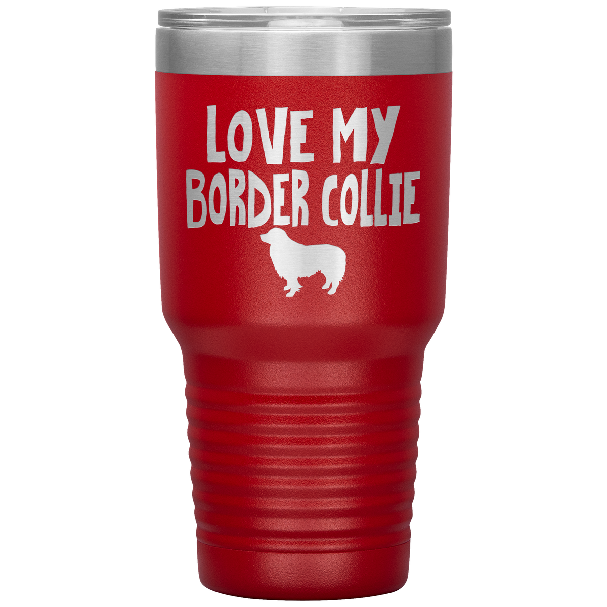 Love My Border Collie 30 Oz Vacuum Tumbler