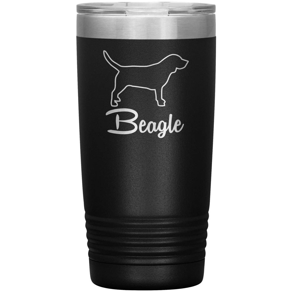 Beagle Dog Outlined Silhouette 20oz Insulated Tumbler